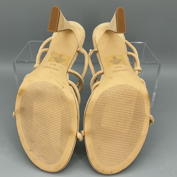 Nine West Women’s Kims Strappy Sandals Beige Size 9.5M - Picture 8 of 10